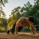 hiit perte de poids sportif burpee parc