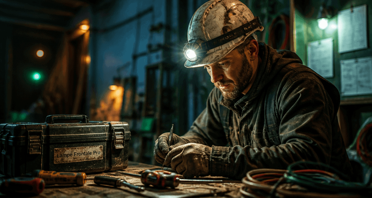 meilleur lampe frontale pour travailler en atelier chantier