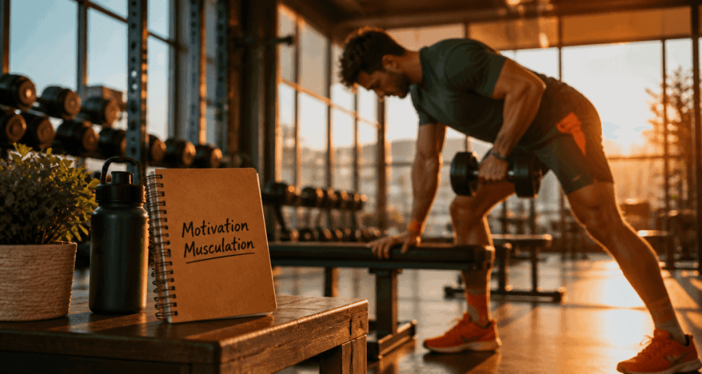 motivation musculation sportif carnet salle