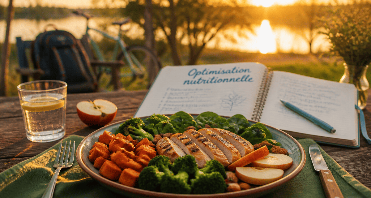 nutrition perdre du poids assiette légumes poulet