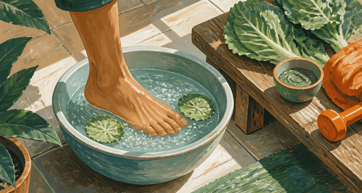 tendinite sous le pied remede de grand mere bain naturel