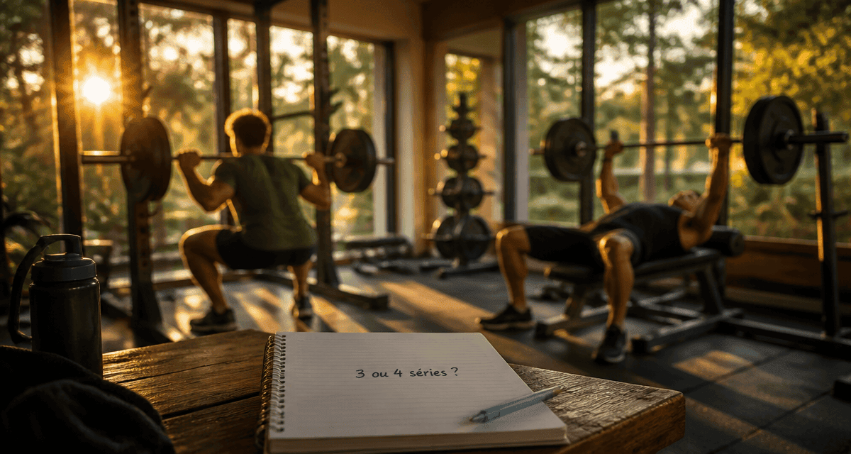 3 ou 4 series muscu carnet salle