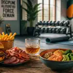 aliments mauvais pour les muscles burger soda frites
