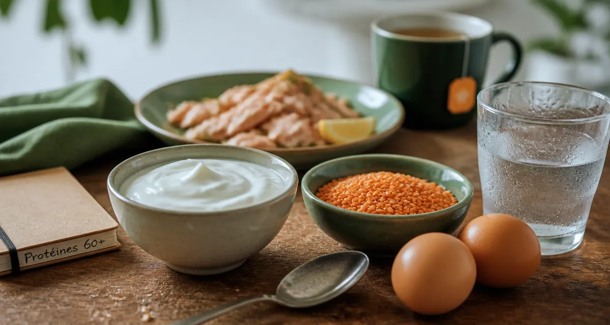 Aliments riches en proteines pour personnes agees : skyr et lentilles corail