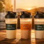 avis sur la whey trois shakers comparés