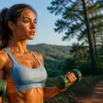 combien de temps pour se muscler les bras femme bras toniques haltères