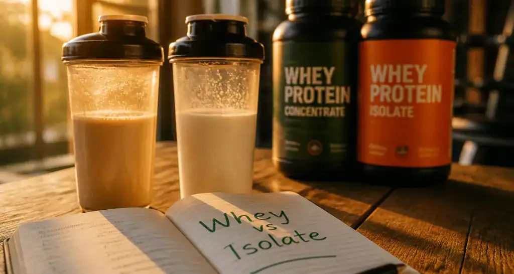 Difference whey et isolate shakers pots