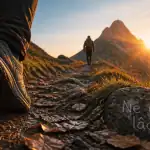 ne rien lacher sentier montagne ténacité