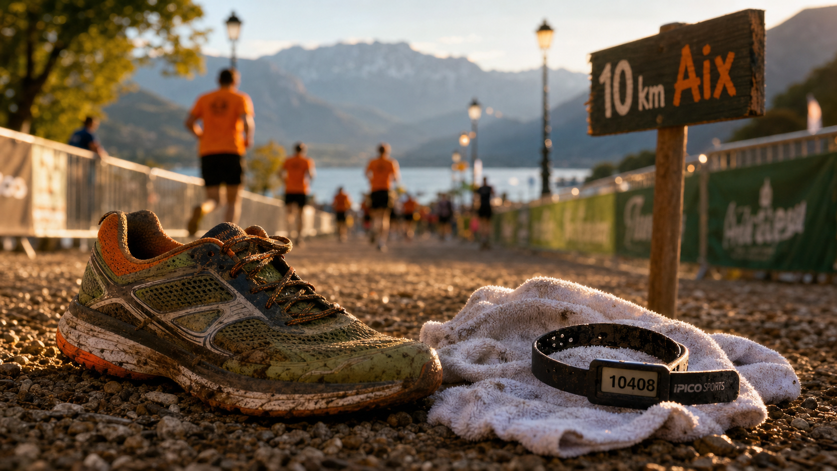 10 km aix les bains 2025 : chaussures et départ course