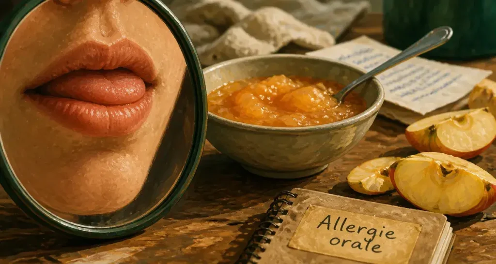 Allergie dans la bouche symptômes : lèvres et langue après fruits crus