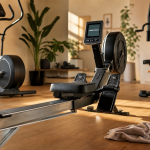 Appareil de sport qui fait travailler tout le corps : rameur, elliptique et homegym