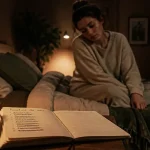 avoir un sommeil réparateur : routine du soir dans une chambre, sommeil fragmenté