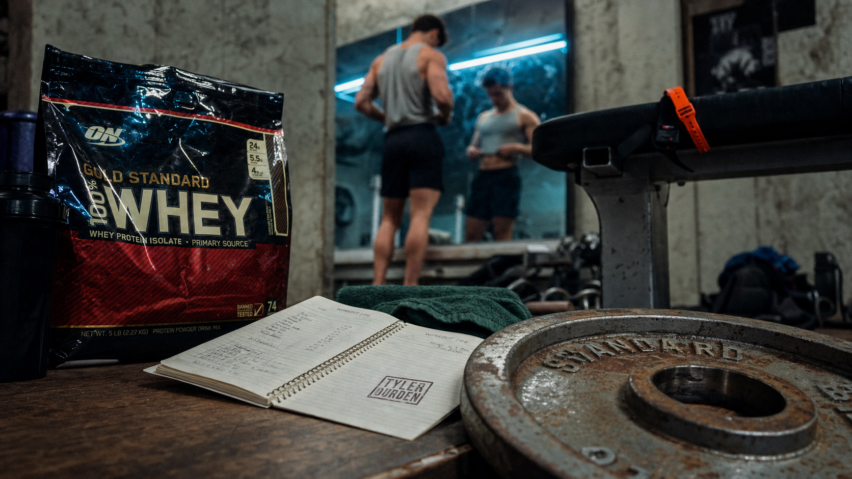 Brad Pitt Fight Club body, 5% de graisse : entraînement en salle de sport