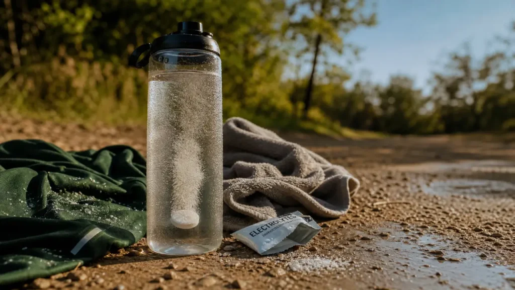 Avant, pendant ou après le sport : quand boire des électrolytes au sodium ?