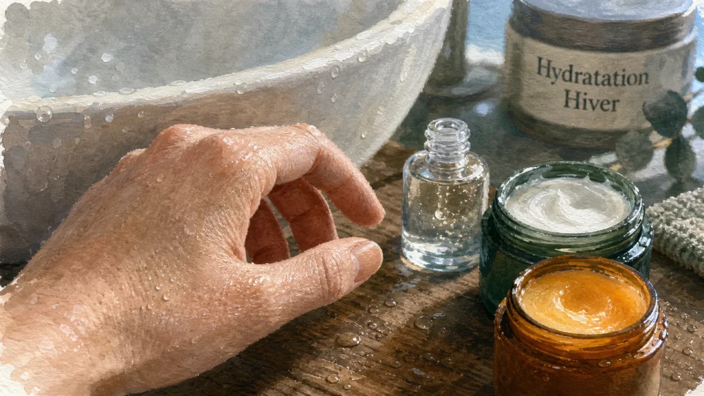 Hydrater sa peau en hiver, produits et baume pour barrière cutanée