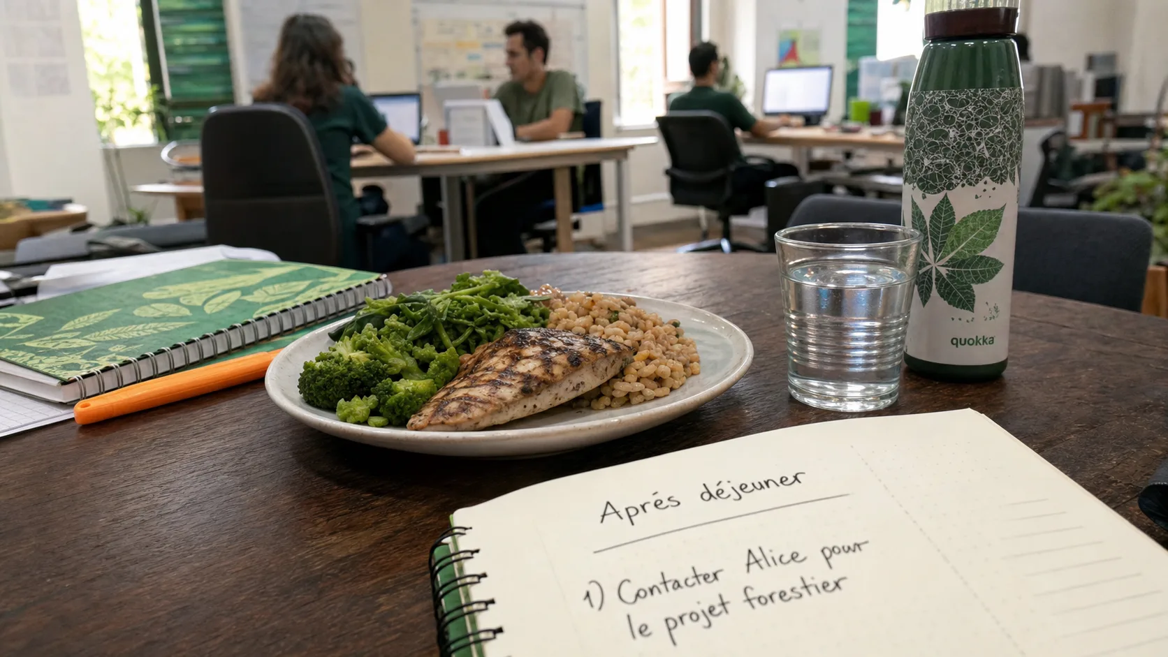 Lutter contre la fatigue de l’après-midi : déjeuner stable, marche et sieste courte