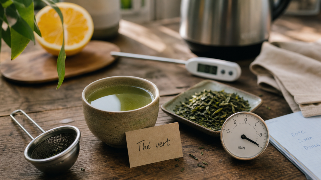 Maigrir the : tasse de thé vert, 3 à 5 tasses