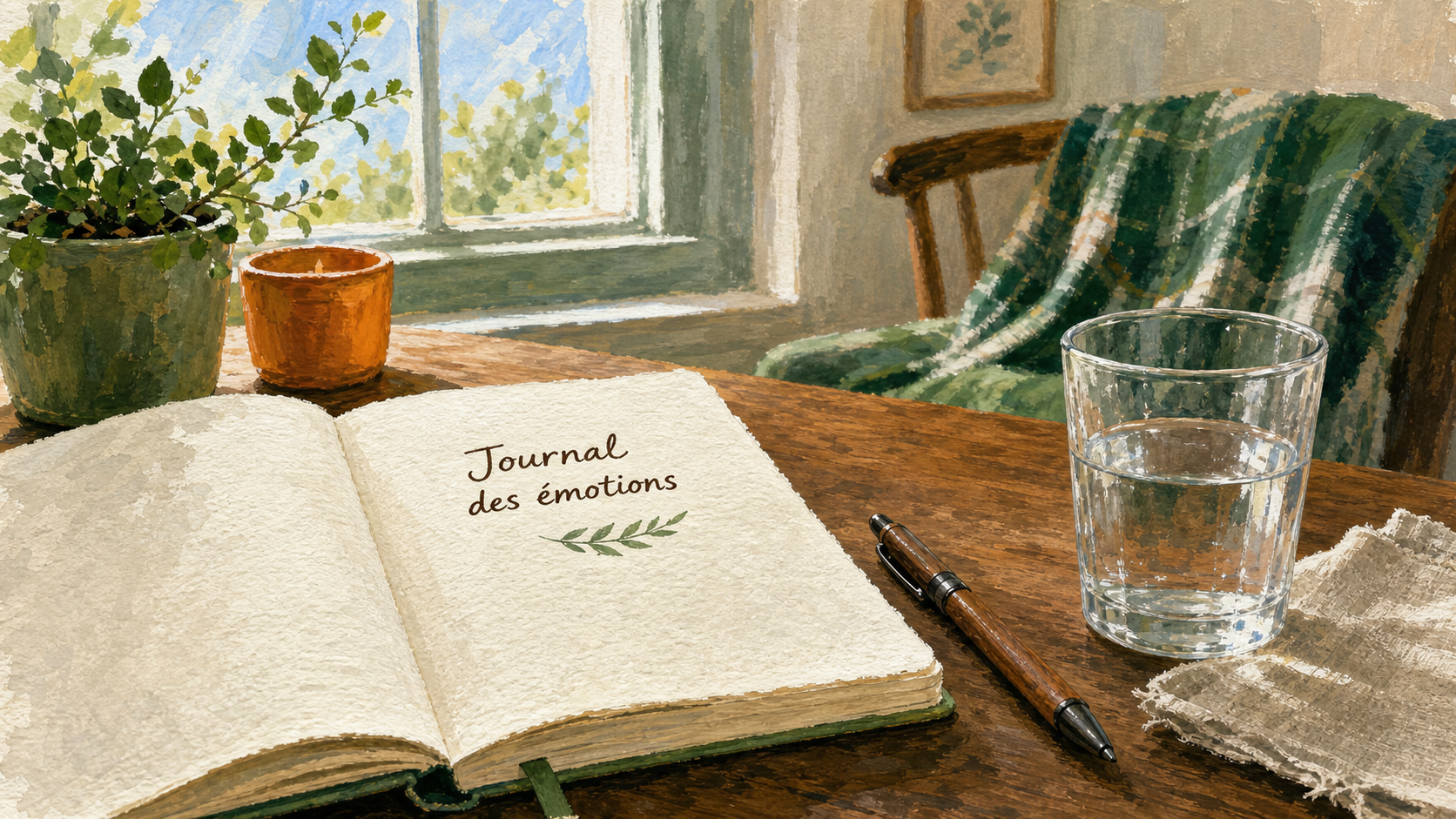 Journal des émotions pour mieux gérer ses émotions : respiration et nommer ses ressentis