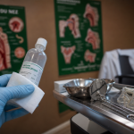 Nez bouché après septoplastie, soins ORL : sérum physiologique et mèches nasales
