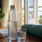 Une routine matinale énergisante : gourde et verre d’eau tiède, respiration 4-2-6, 5 minutes