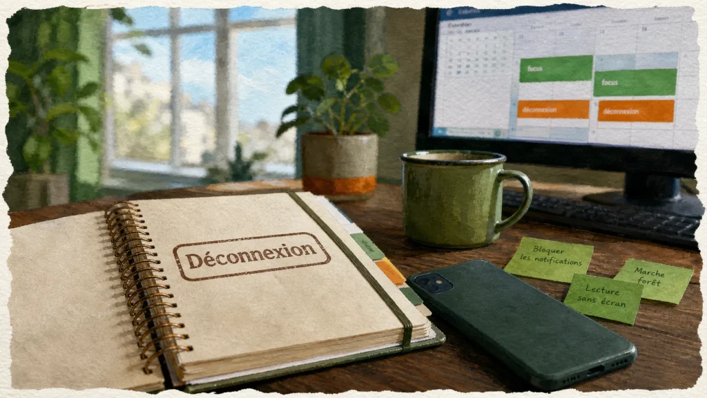 Trouver l'équilibre vie pro vie perso : déconnexion au travail, focus et limites