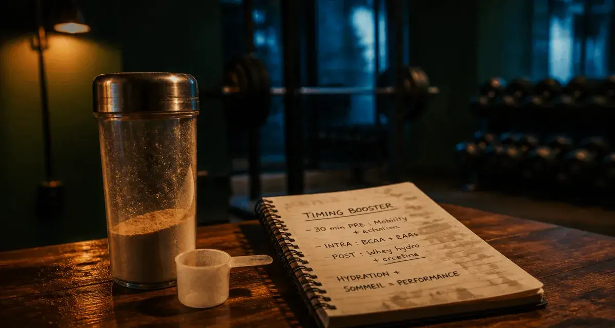 Musculation booster : shaker et protocole en salle de sport