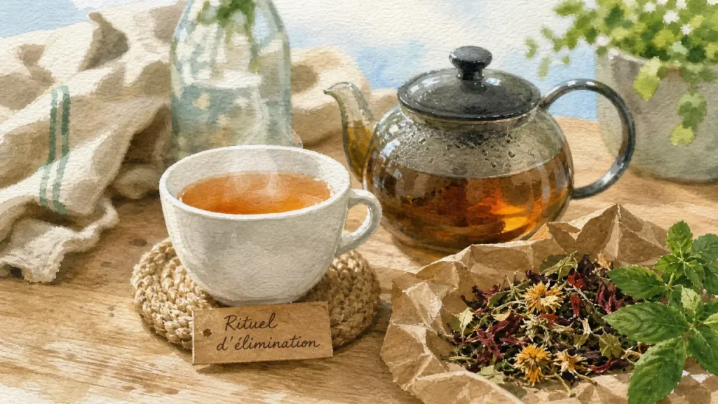 Tisane élimination et bien-être : drainage, légèreté et précautions à connaître