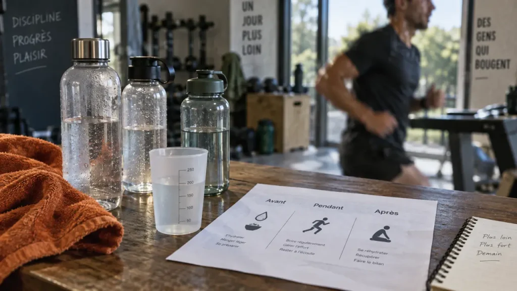 Quelle eau pour le sport ? Minéraux, timing et erreurs à éviter