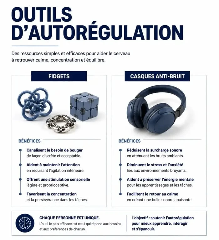 Outils d'autorégulation pour le bien-être autiste