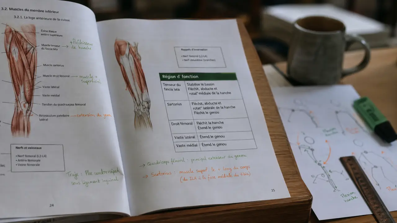 Les muscles du corps humain pdf : manuel anatomie musculaire avec schémas et tableau