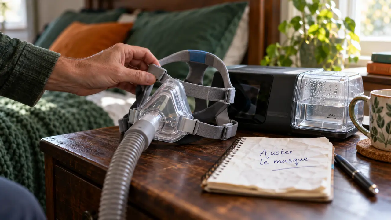 Effet secondaire machine apnée du sommeil - forum : masque CPAP, gêne à corriger
