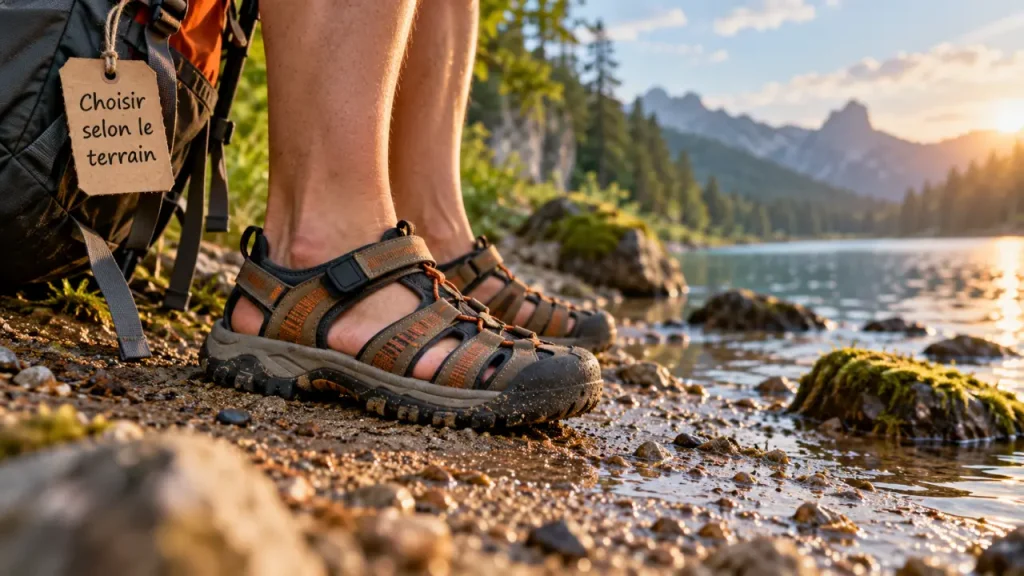 Sandales de marche : garder les pieds au frais sans sacrifier le maintien