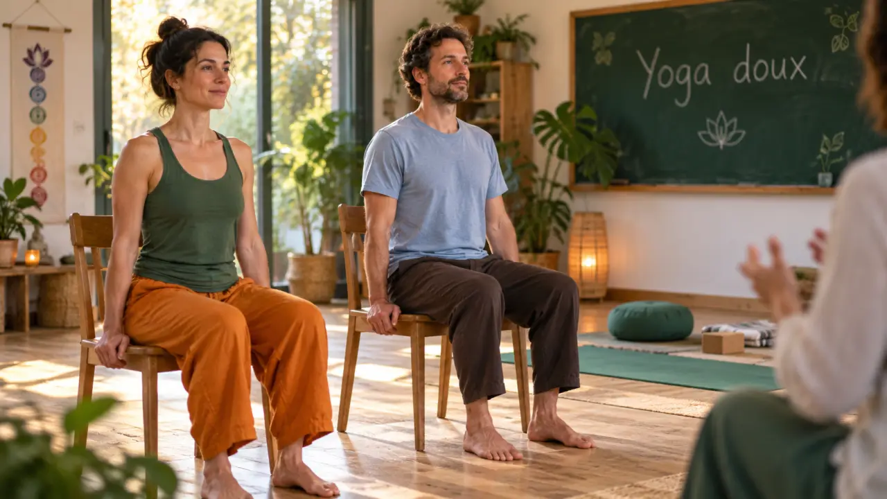 yoga doux pour débutants : relâcher les tensions sans forcer